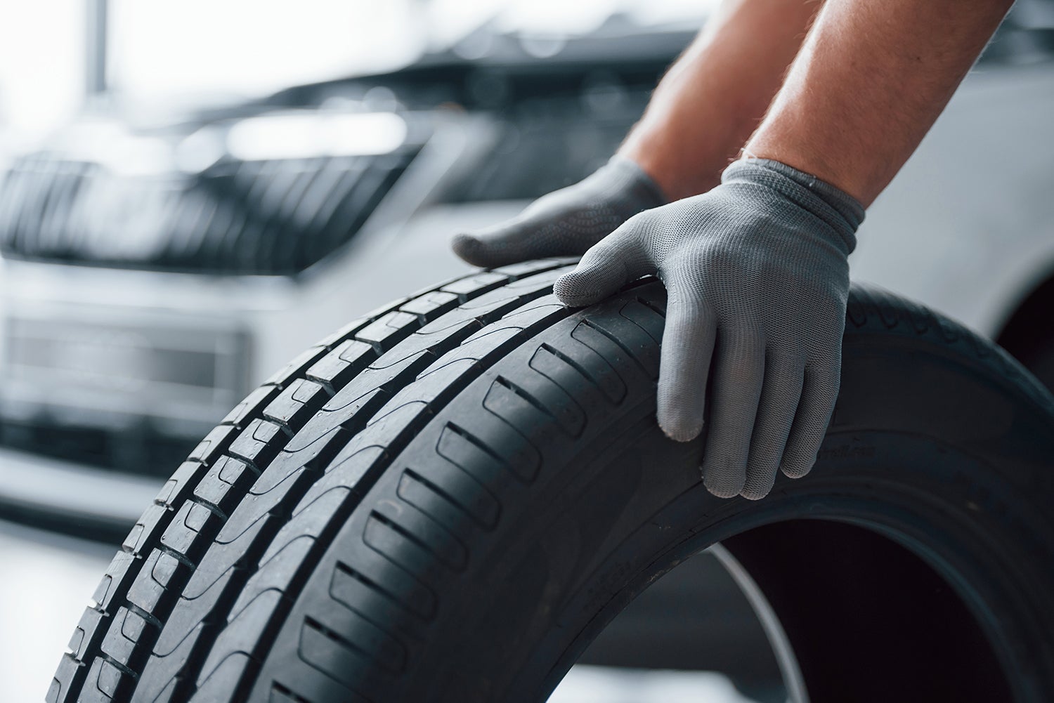 How to check your tires' health at Bennett Toyota of Allentown | Brand new tire with healthy tread depth