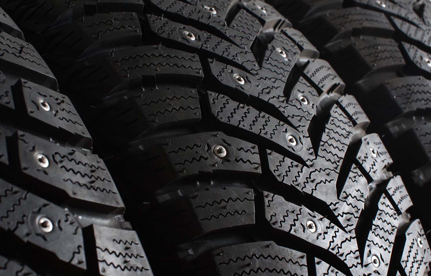 The Cold Facts of Winter Tires | Bennett Toyota in Allentown, PA | Close up picture of studded winter tires